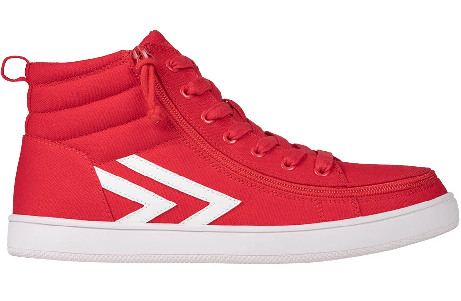 Men's Red/White BILLY CS Sneaker High Tops - Image 2